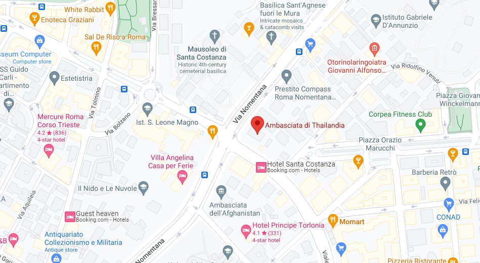 Thai Embassy in Italy