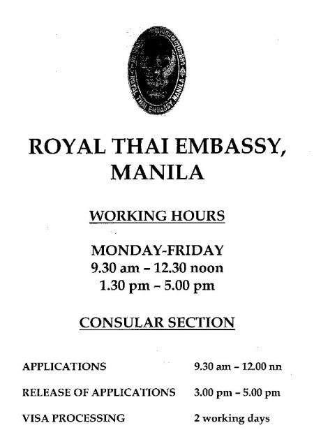 Royal Thai Embassy Philippines