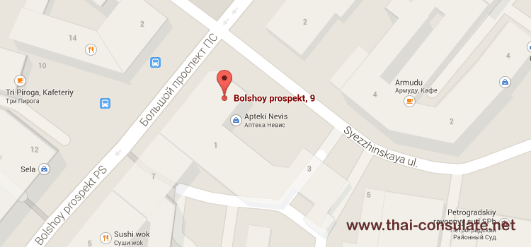 Royal Thai Honorary Consulate General in St. Petersburg